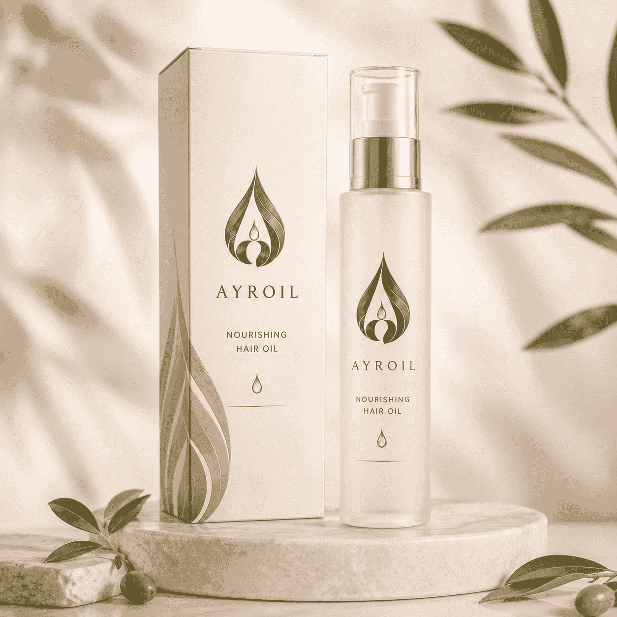 Ayroil Nourishing Hair Oil - 1 Bottle thumbnail 2